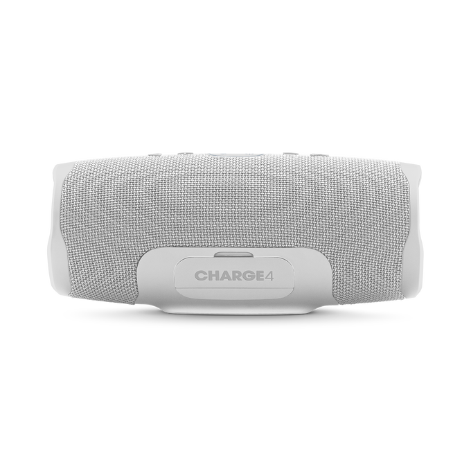 JBL Charge 4 - White - Portable Bluetooth speaker - Back image number null