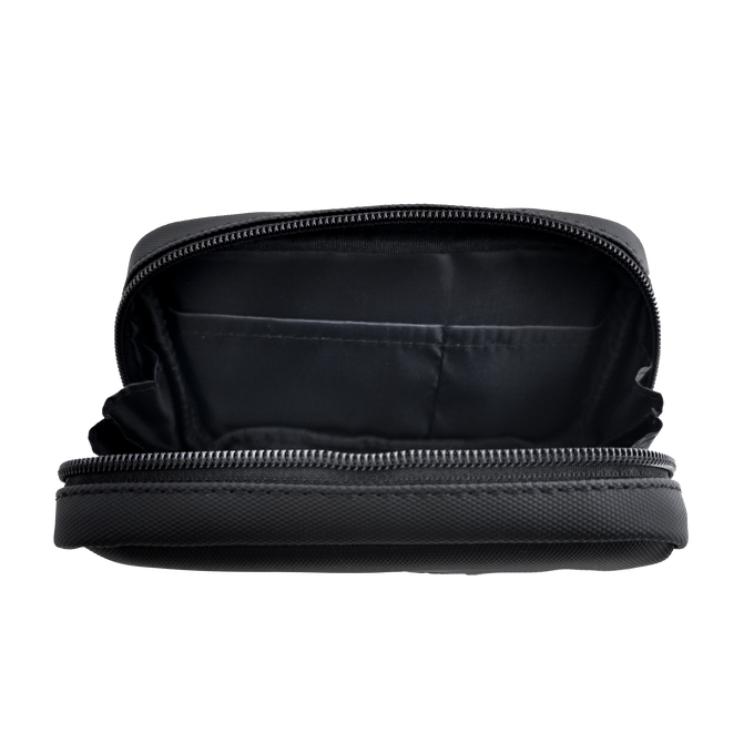 Black travel pouch best sale