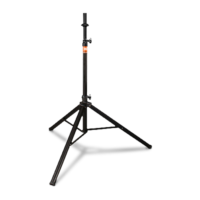 JBL Tripod Stand (Manual Assist) - Black - Aluminum Tripod Speaker Stand with Secure Locking Pin and 150 lbs Load Capacity - Hero image number null