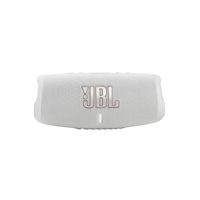 JBL Charge 5 - White - Portable Waterproof Speaker with Powerbank - Front image number null