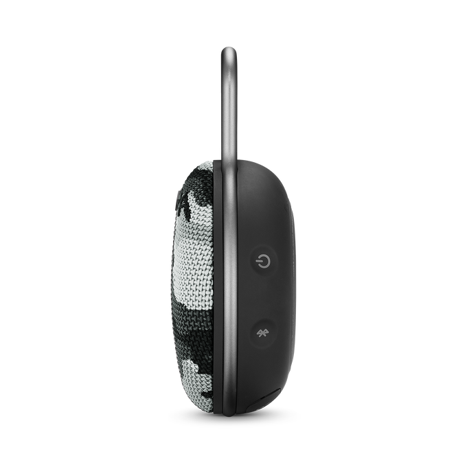 JBL Clip 3 - Black/White Camouflage - Portable Bluetooth® speaker - Detailshot 2 image number null