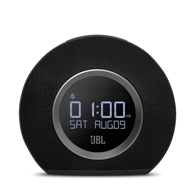JBL Horizon - Black - Bluetooth clock radio with USB charging and ambient light - Front image number null