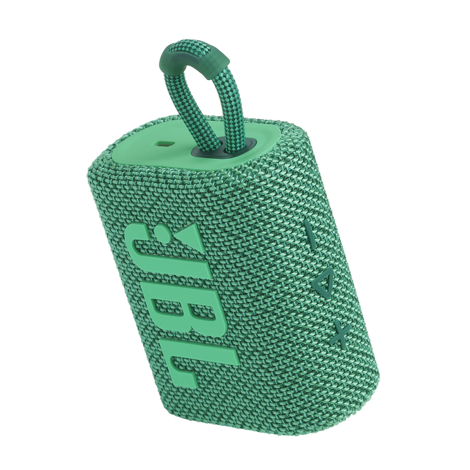 JBL Go 3 Eco - Green - Ultra-portable Waterproof Speaker - Detailshot 2 image number null