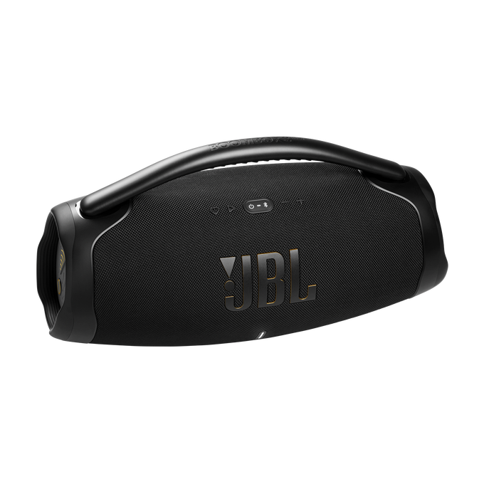 JBL Boombox 3 Wi-Fi - Black - Powerful Wi-Fi and Bluetooth portable speaker - Detailshot 3 image number null