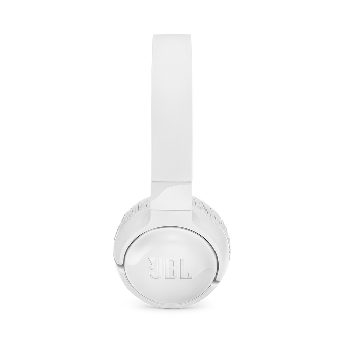 JBL Tune 600BTNC - White - Wireless, on-ear, active noise-cancelling headphones. - Left image number null