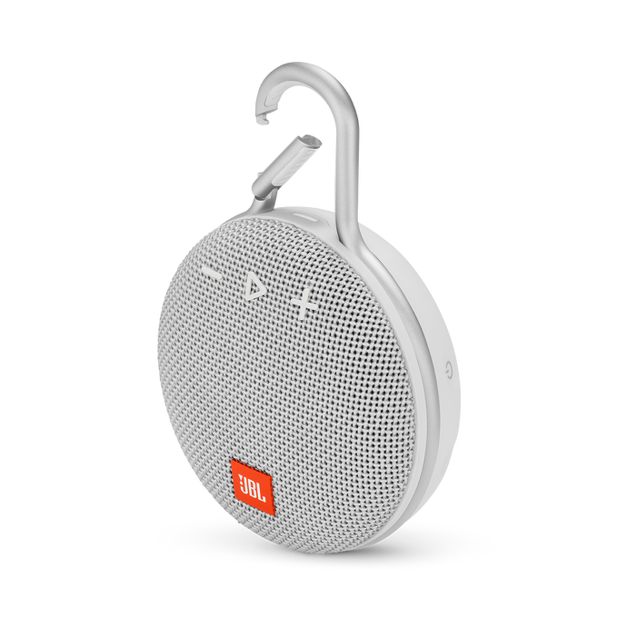 JBL Clip 3 - Steel White - Portable Bluetooth® speaker - Hero image number null