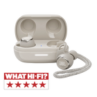 JBL Reflect Flow Pro - White - Waterproof true wireless Noise Cancelling active sport earbuds - Hero