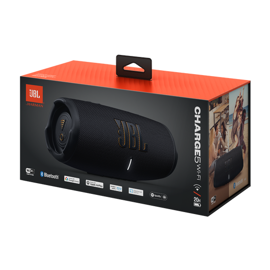 JBL Charge 5 Wi-Fi | Tragbarer WLAN- und Bluetooth-Lautsprecher 