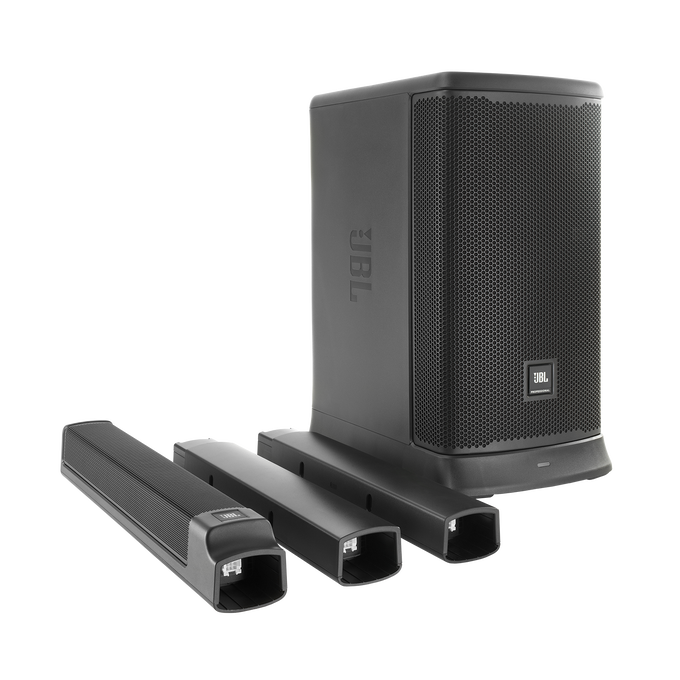 JBL EON ONE MK2 - Black - All-In-One, Battery-Powered Column PA with Built-In Mixer and DSP - Detailshot 1 image number null