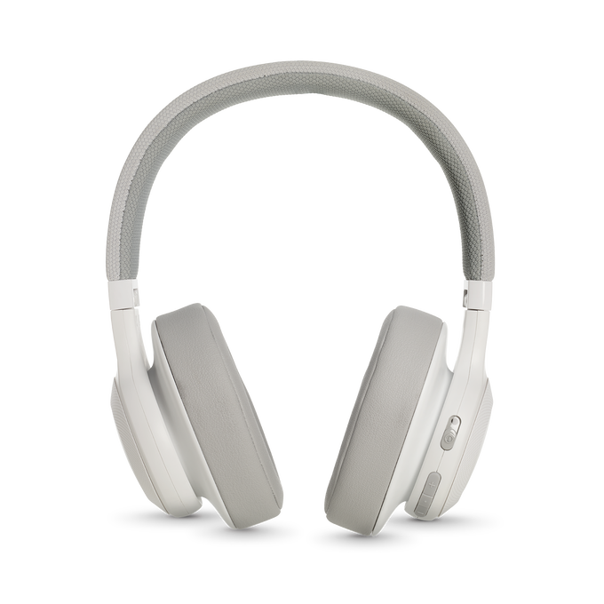 JBL E55BT - White - Wireless over-ear headphones - Detailshot 4 image number null