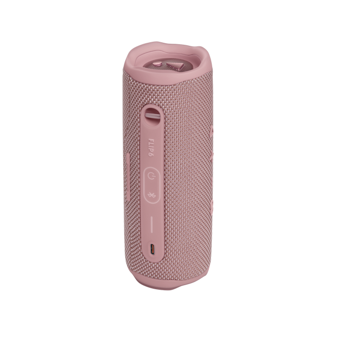 JBL Flip 6 - Pink - Portable Waterproof Speaker - Back image number null
