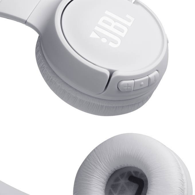 JBL Tune 560BT - White - Wireless on-ear headphones - Detailshot 1 image number null