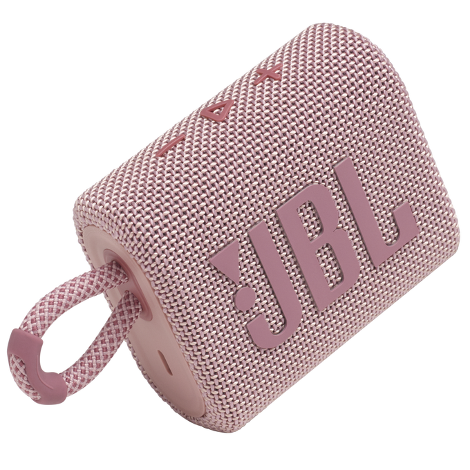 JBL Go 3 - Pink - Portable Waterproof Speaker - Detailshot 1 image number null