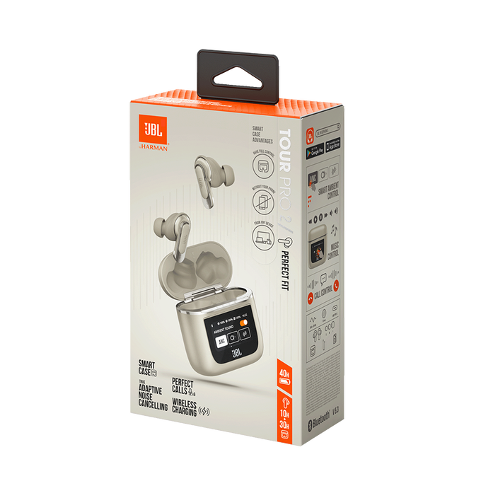 JBL Tour Pro 2 ワイヤレスイヤホン 本体 JBL Tour Pro 2 | Kabellose Noise-Cancelling-Ohrhörer
