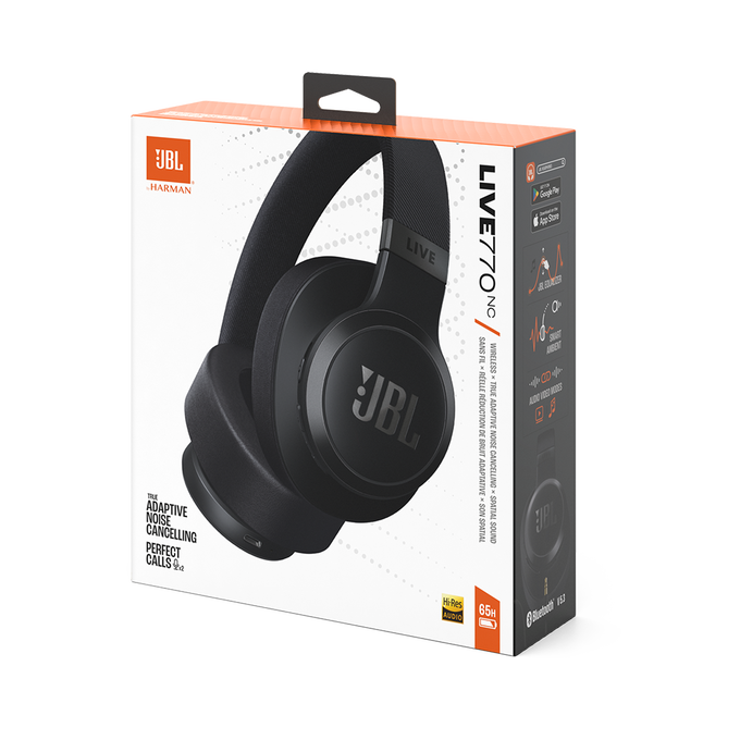 JBL Live 770NC | Kabelloser Over-Ear-Kopfhörer mit True Adaptive