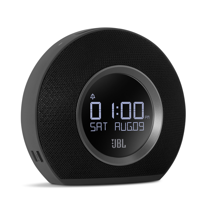 JBL Horizon - Black - Bluetooth clock radio with USB charging and ambient light - Detailshot 1 image number null
