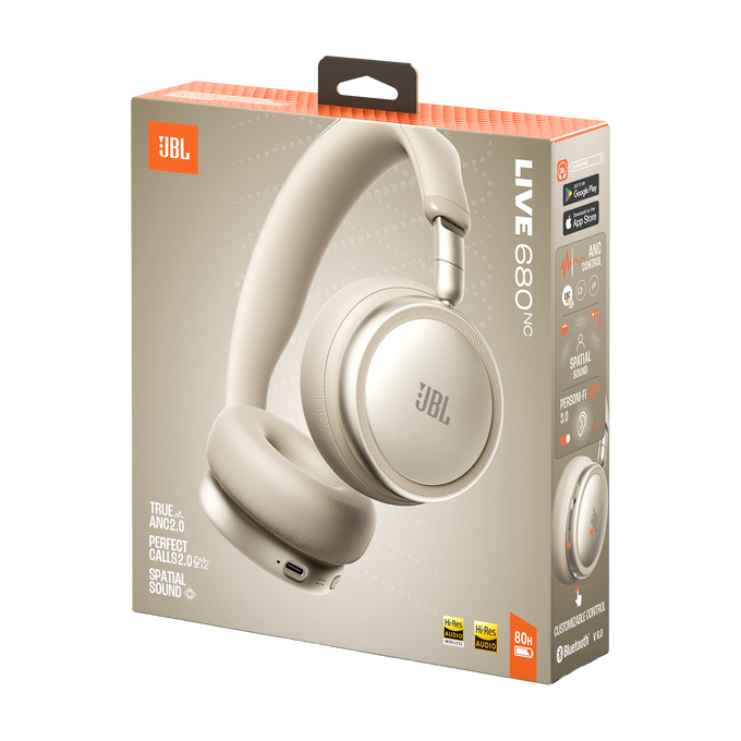 JBL Live 680NC | Kabelloser On-Ear-Kopfhörer mit Noise-Cancelling