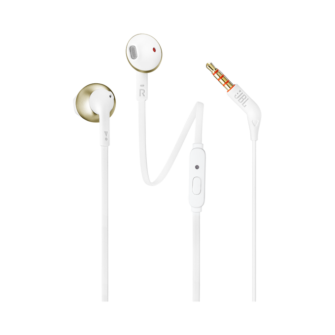 JBL Tune 205 - Champagne Gold - Earbud headphones - Hero image number null