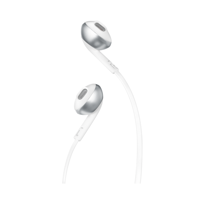 JBL Tune 205 - Chrome - Earbud headphones - Detailshot 1 image number null
