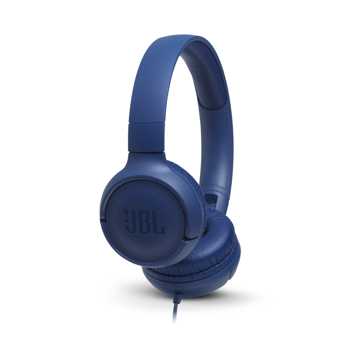 JBL Tune 500 - Blue - Wired on-ear headphones - Hero image number null
