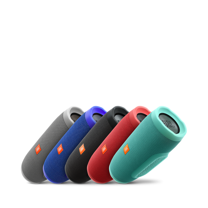 JBL Charge 3 - Teal - Full-featured waterproof portable speaker with high-capacity battery to charge your devices - Detailshot 4 image number null