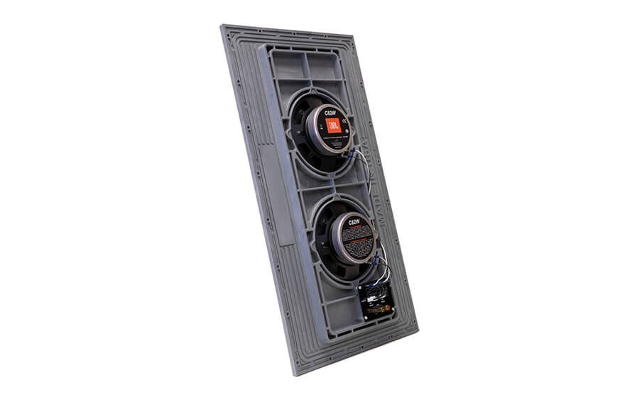 Conceal C82W Zwei-Panel-Design mit jeweils zwei 200-mm-LF-Lautsprechertreibern. - Image