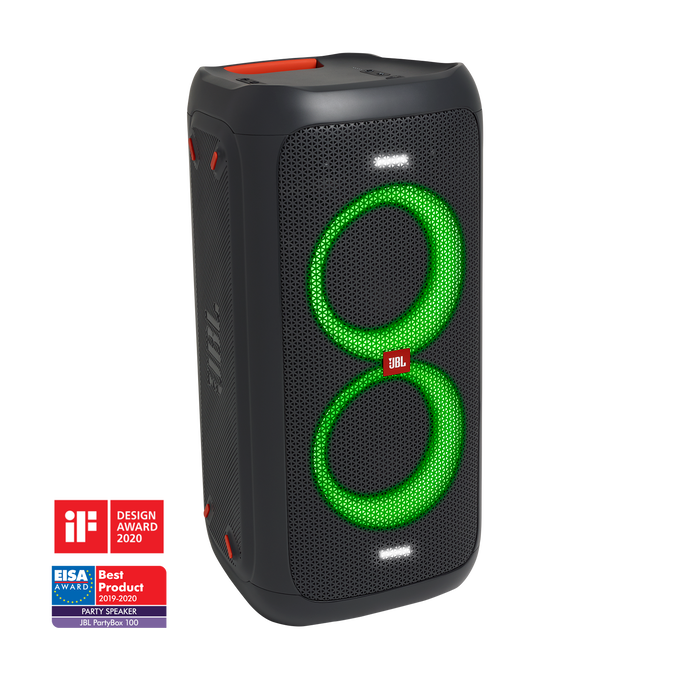 JBL PartyBox 100 | Tragbarer Bluetooth-Partylautsprecher mit Lichteffekten
