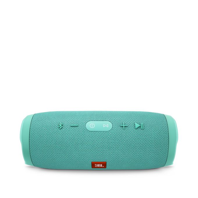 JBL Charge 3 - Teal - Full-featured waterproof portable speaker with high-capacity battery to charge your devices - Detailshot 2 image number null