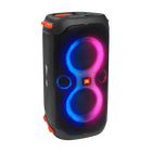 JBL Partybox 110 - Black - Portable party speaker with 160W powerful sound, built-in lights and splashproof design. - Hero
