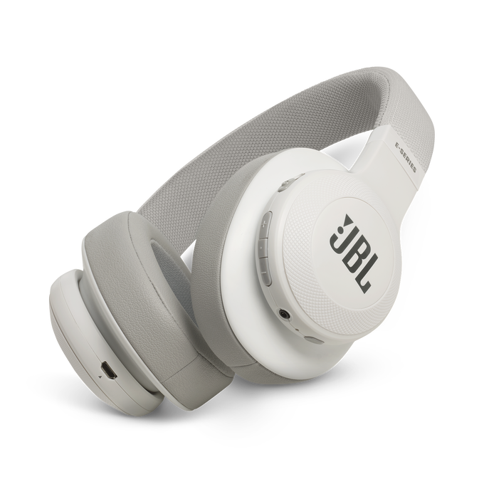 JBL E55BT - White - Wireless over-ear headphones - Hero image number null
