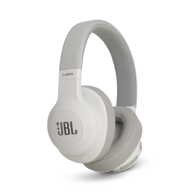 JBL E55BT - White - Wireless over-ear headphones - Detailshot 2 image number null