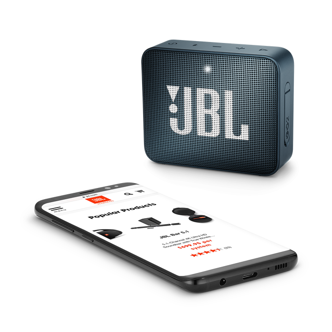 JBL Go 2 - Slate Navy - Portable Bluetooth speaker - Detailshot 3 image number null